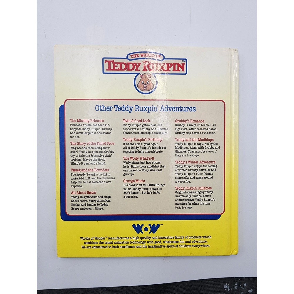 Vintage Teddy Ruxpin Book Lot of 4 Worlds of Wonder Hardcover 1985 Retro Grundo - Picture 9 of 14